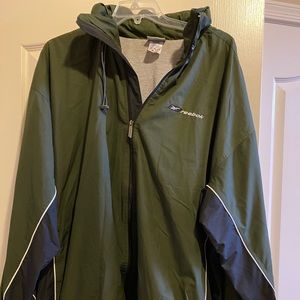 Reebok men’s 2xl track suit green